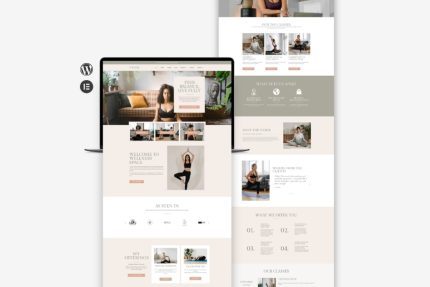 Health & Wellness Website Template