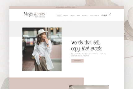 Megan | WordPress, Elementor pro
