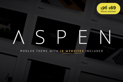 Aspen - Minimalist WordPress Theme