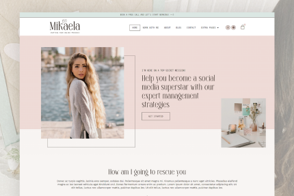 Mikaela | WordPress, Elementor pro