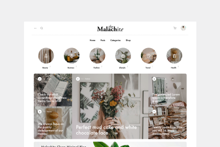 Malachite - WordPress Blog Theme WP