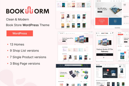 Bookworm - WooCommerce Theme