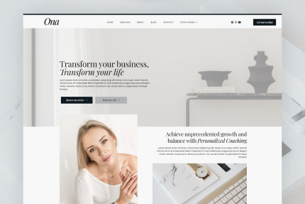 Ona | WordPress, Elementor pro