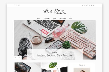 Kloss - Unique Blogging Theme