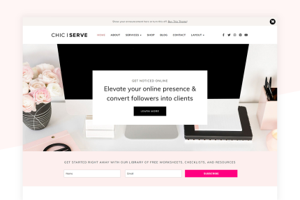 ChicServe Elementor WordPress Theme