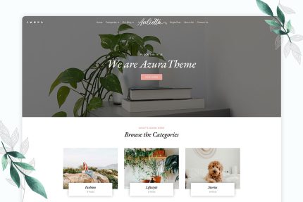 Aulietta - Blog WP Theme Elementor