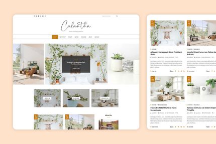 Calantha -  Blog WordPress Theme